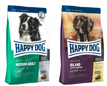 Happy Dog food free sample pack